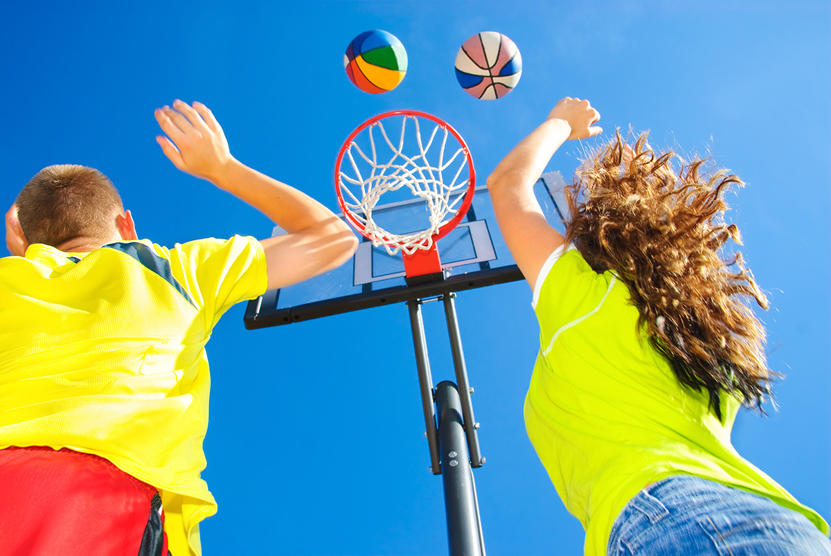 Ados qui font du basket