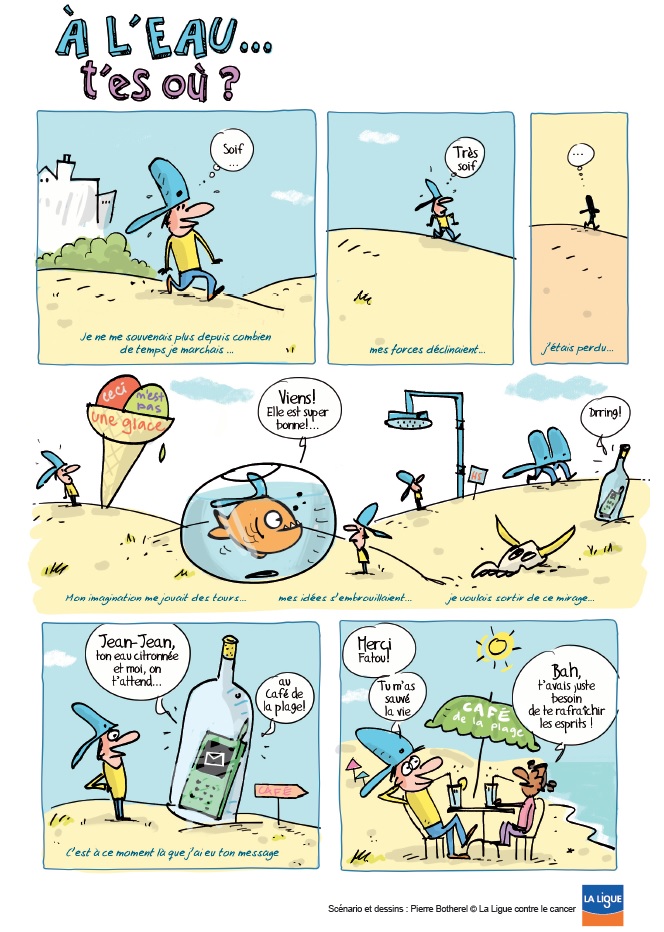 BD Clap’santé : À l'eau, t'es ou ?