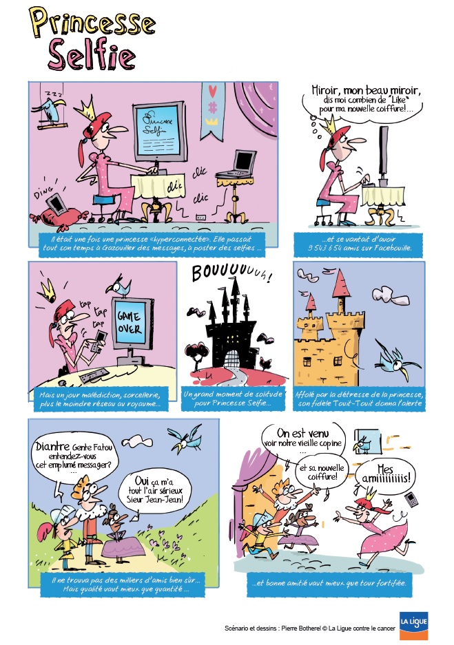 BD Clap’santé : Princesse Selfie