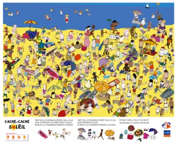 À la plage : cherche et trouve !