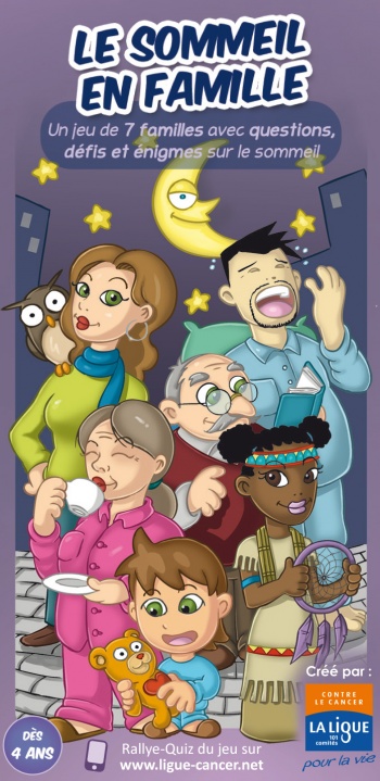 Jeu de cartes « Le Sommeil en famille »
