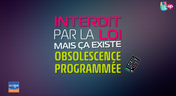L'obscolescence programmée, le mot animé