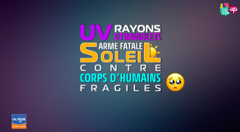 Les rayons ultraviolets, le mot animé